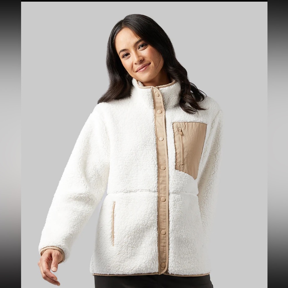 NWT 32 Degrees Sherpa fleece jacket